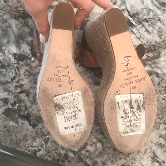 COPY - Kate Spade Tan wedge - Picture 4 of 4